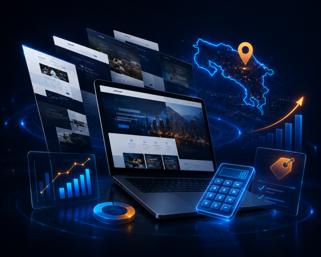 Cuánto cuesta una página web en Costa Rica